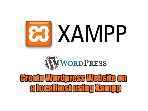 how to create a website using xampp and wordpress