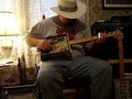 Cigar Box Guitar, built by Joe Ceroni \"the Manos\"