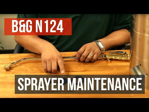how to repair b&g sprayer