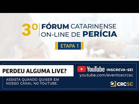 3° Fórum on-line de Perícia - Etapa 1