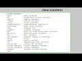 Cisco devices maintain important counters (interface and otherwise) and these counters are essential for troubleshooting. Most of these counters are cumulati...