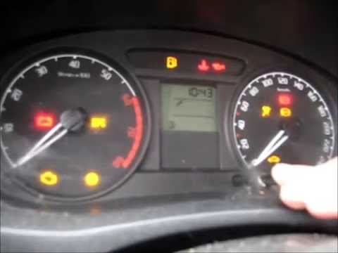 how to reset service light on skoda fabia