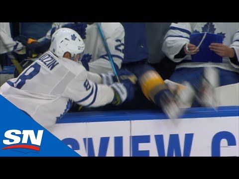 Jake Muzzin’s Massive Hit Leads To Goal For Maple Leafs’ Trevor Moore