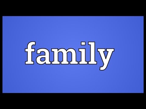 शब्द आज: परिवार