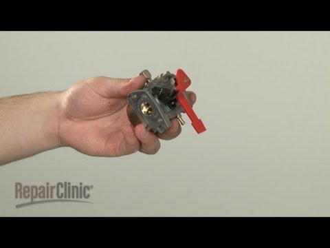 how to drain snowblower carburetor