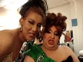 blanche dubois and sweet savage (fred) talk about some fun in a dressing room.