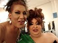blanche dubois and sweet savage (fred) talk about some fun in a dressing room.