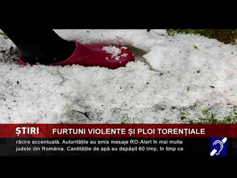 Furtuni violente, în mai multe județe