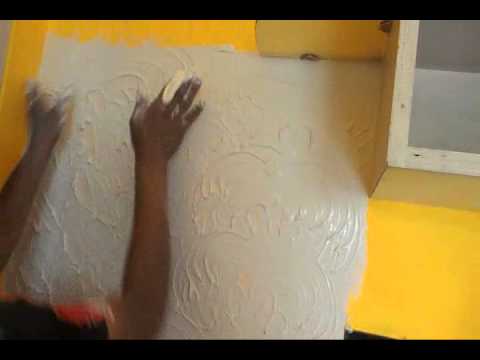 how to apply putty on wall