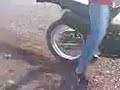 ymaha DT burnout ymaha DT burnout
