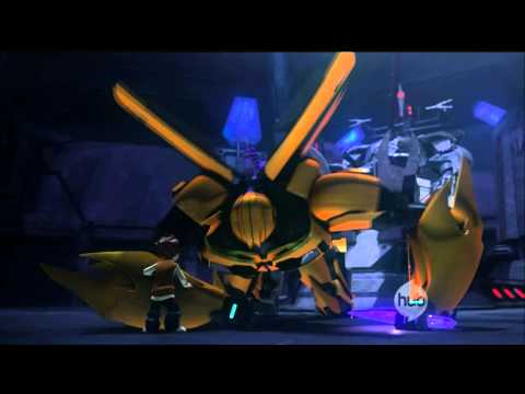 megatron - From: Out Of His Head Ratchet and Raf chase Megatron - currently occupying Bumblebee's body - back to the Nemesis to prevent him from returning to his own bo...