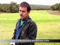 Mr Angry plays golf with Kangaroos