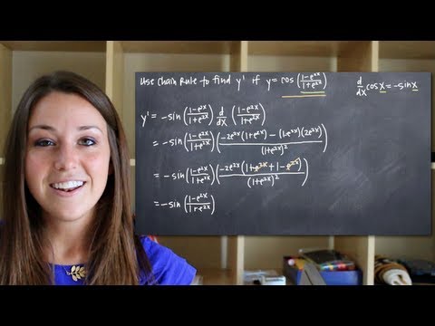 how to use the quotient rule