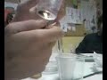 Vaso de agua quemado