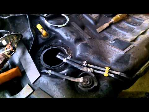 Mazda 626 – Fuel Pump Removal & Fuel Tank Cleaning