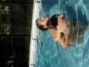 Mikeys first swimming lesson