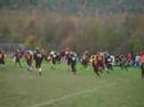 Noah takes the direct snap for 25 yards