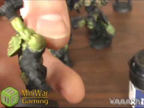 Space Orks Painting different Color Schemes
