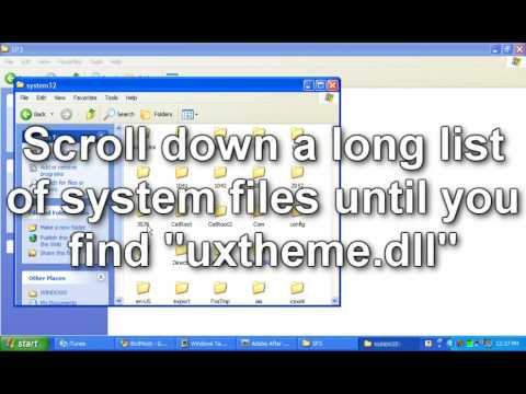 how to patch uxtheme