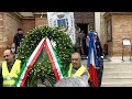 Onori ai caduti - Le autorità a Torano Nuovo
