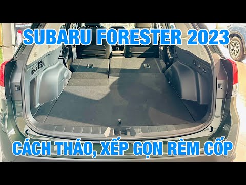 HDSD | Subaru Forester-Cách tháo tấm rèm ngăn cốp sau, xếp gọn xuống dưới dễ dàng | QuangCar