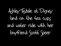 Ashley Tisdale - at disney land with her boyfriend Scott Speer/teacups,waterride