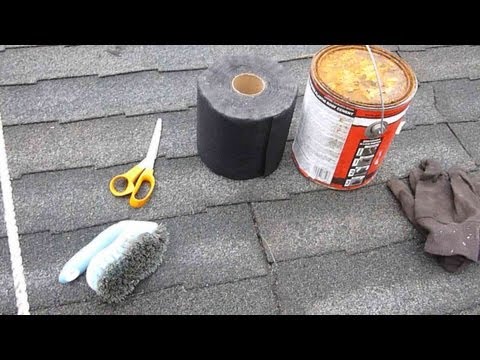 how to patch asphalt roof