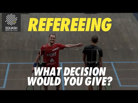 Squash Refereeing: Gaultier v Soliman - Stroke