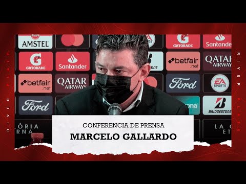 Marcelo Gallardo en conferencia de prensa | River vs. Vélez