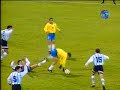 Gol de m�o de T�lio Maravilha contra a Argentina.