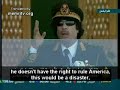Obama supported by Qadafi of Libya