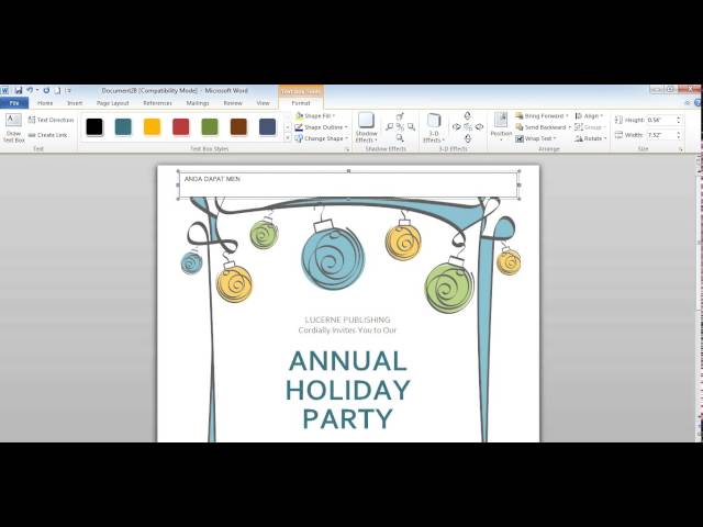 Membuat Undangan Word 2010 | cara membuat undangan di microsoft word 2010 mp3gratiss com Membuat Undangan Word 2010 | cara membuat undangan di microsoft word 2010 mp3gratiss com