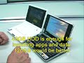 Asus EEE PC compared to the Kohjinsha SA5 (E8)