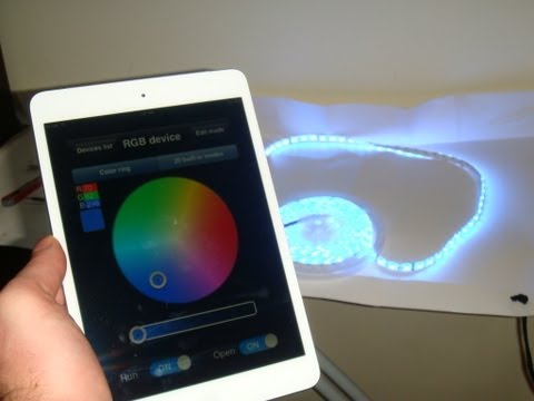 how to control rgb led lights