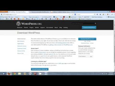 how to install wordpress offline xampp
