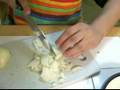 Scalloped Potatoes Recipe : Chopping Onion: Scalloped Potatoes Recipe