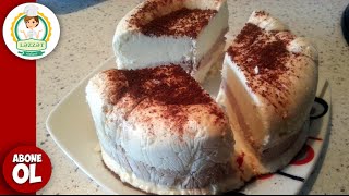 Kesmikli Dietik Dondurmanin Hazirlanmasi  ( Как Приготовить  Диетический Творожный Мороженое)