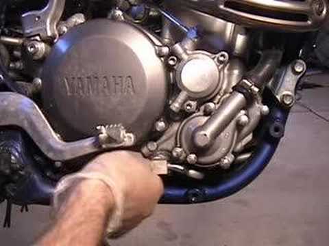 how to drain oil on yfz450