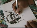john coltrane sketch/speed drawing by atlanta georgia artist corey barksdale. 