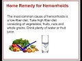 Home remedy for hemorrhoids - treatment for piles
