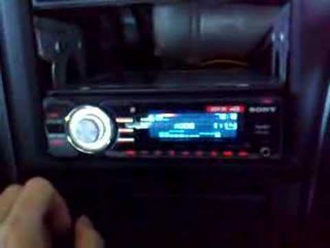 how to install a sony xplod cd player