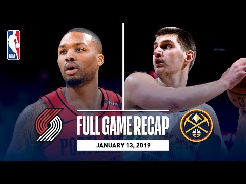 Video: Full Game Recap: Trail Blazers vs Nuggets | Nikola Jokic Records A Season-High 40 Points