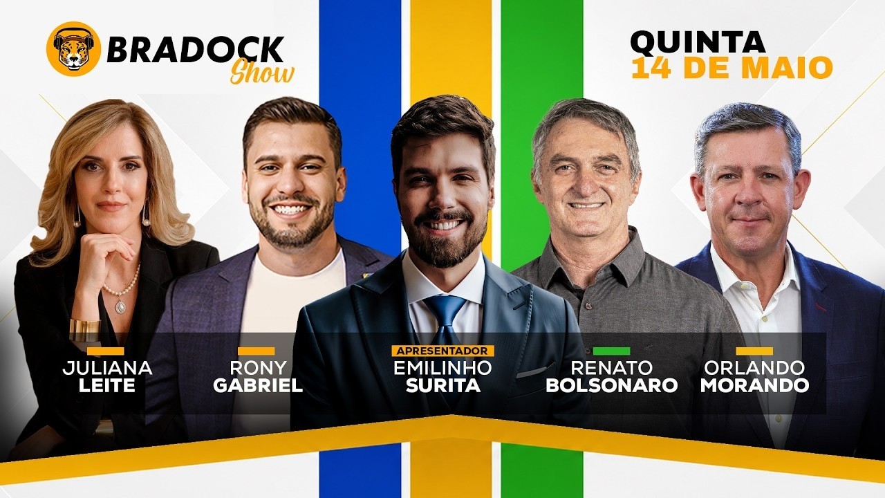 Bradock Show 14/05/26 - EMILINHO, RENATO BOLSONARO, RONY GABRIEL, ORLANDO MORANDO E JULIANA LEITE