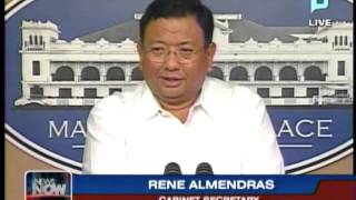 Almendras  PNoy's SONA now a work in progress