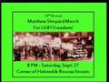 videos de Matthew Shepard March 9-27-08 @8pm