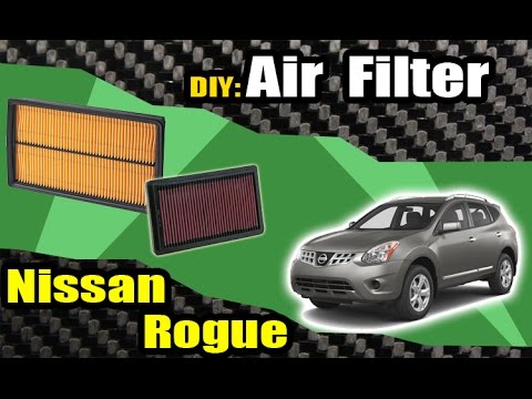 08-13 Nissan Rogue Air Filter Check & Replacement