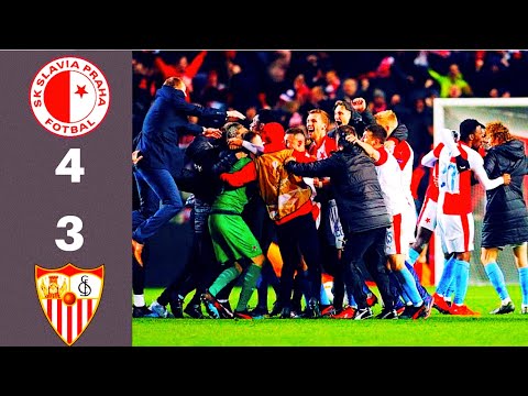 Slavia Praha vs Sevilla 4:3pp. Neskutečný zápas ❗❗❗