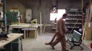 Gags Behind The Scenes - Sad Kangaroo Costume Test