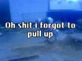 brady falls off bike