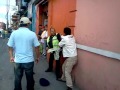 policia de puebla peleando